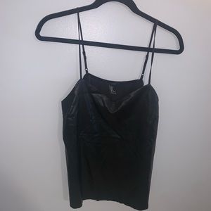 Forever 21 Faux Leather Tank